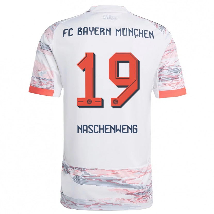 Danxen Damen Katharina Naschenweng #19 Weiß Grau Auswärtstrikot Trikot 2025/26 T-Shirt Österreich