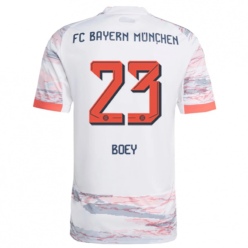 Danxen Damen Sacha Boey #23 Weiß Grau Auswärtstrikot Trikot 2025/26 T-Shirt Österreich