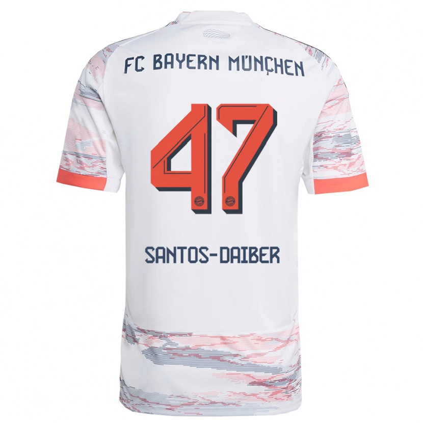 Danxen Damen David Santos Daiber #47 Weiß Grau Auswärtstrikot Trikot 2025/26 T-Shirt Österreich