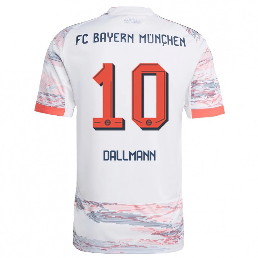 Danxen Damen Linda Dallmann #10 Weiß Grau Auswärtstrikot Trikot 2025/26 T-Shirt Österreich
