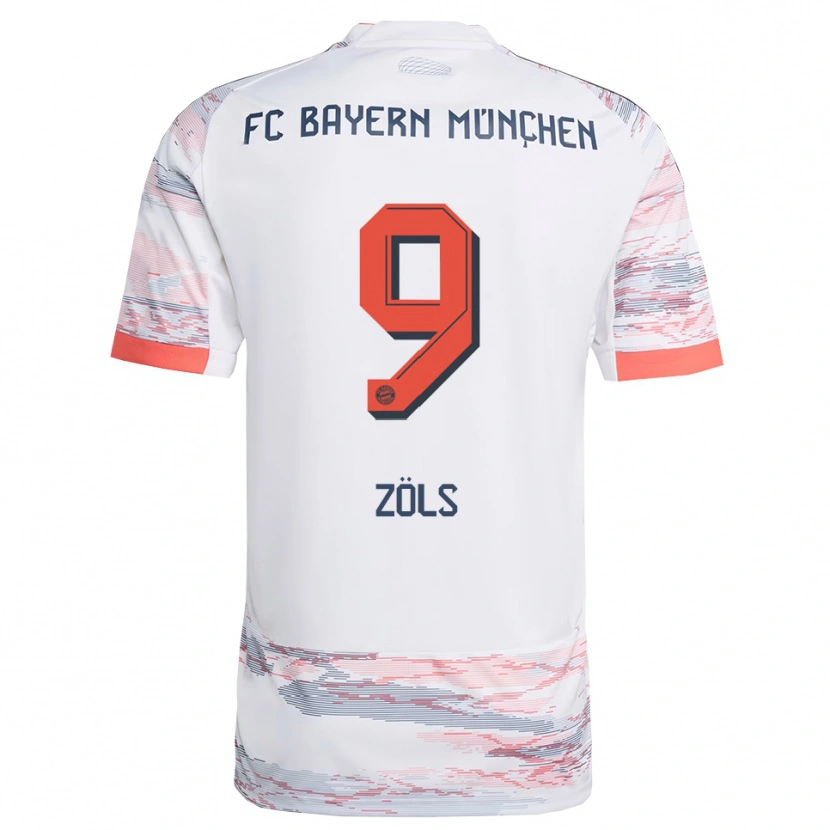 Danxen Damen Simon Zöls #9 Weiß Grau Auswärtstrikot Trikot 2025/26 T-Shirt Österreich