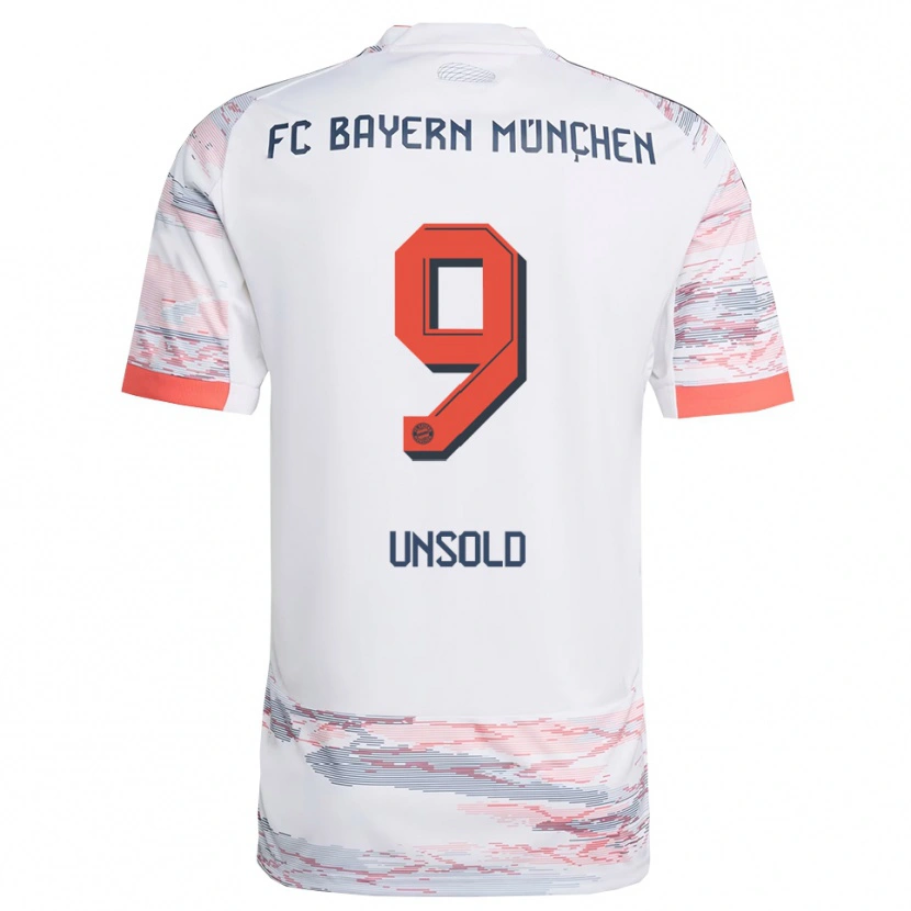 Danxen Damen Samuel Unsold #9 Weiß Grau Auswärtstrikot Trikot 2025/26 T-Shirt Österreich