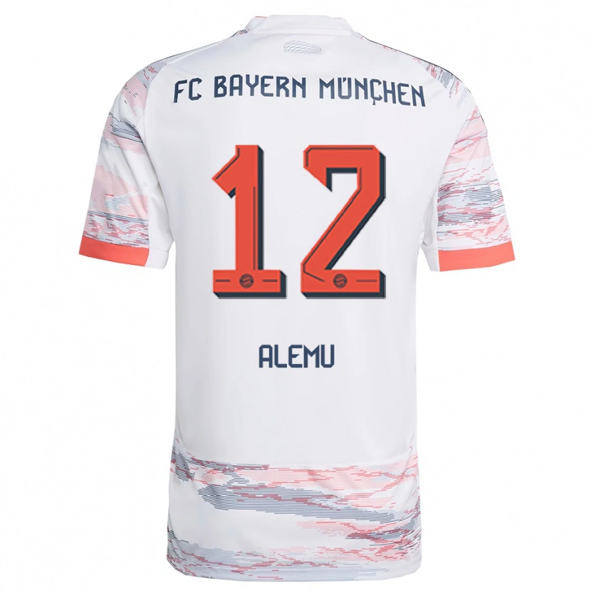 Danxen Damen Liul Alemu #12 Weiß Grau Auswärtstrikot Trikot 2025/26 T-Shirt Österreich