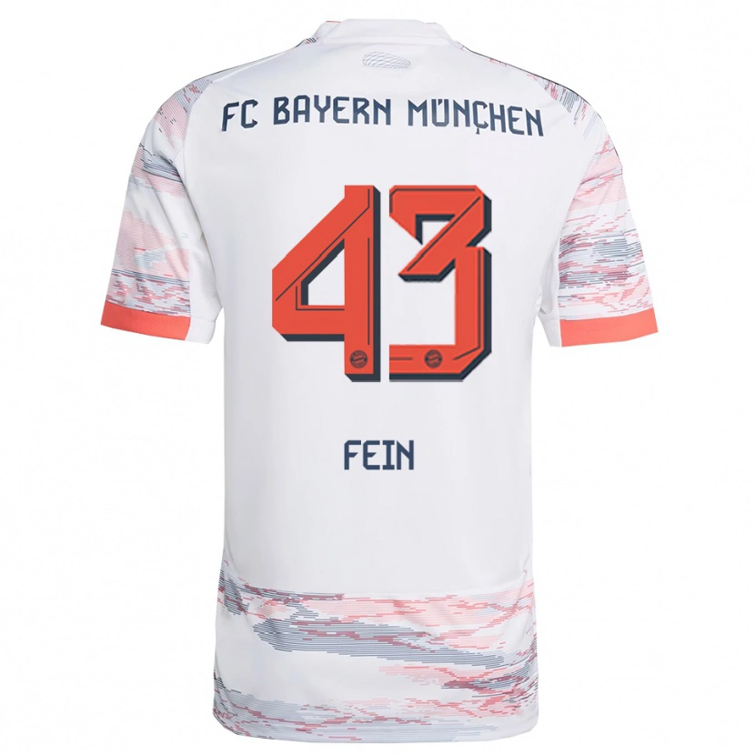 Danxen Damen Adrian Fein #43 Weiß Grau Auswärtstrikot Trikot 2025/26 T-Shirt Österreich