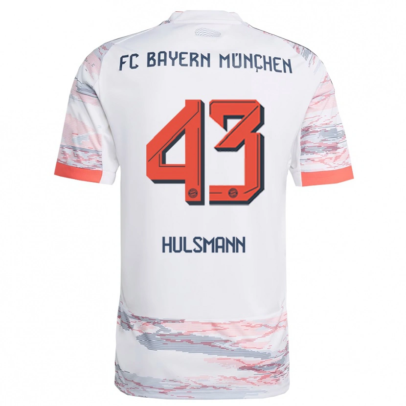 Danxen Damen Tom Hulsmann #43 Weiß Grau Auswärtstrikot Trikot 2025/26 T-Shirt Österreich