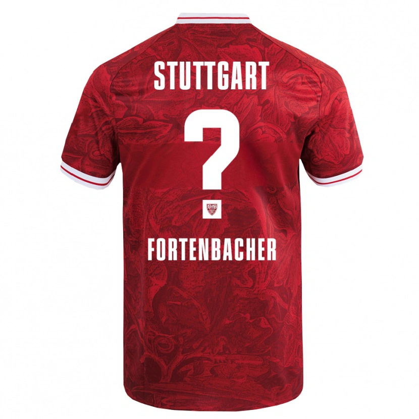 Danxen Damen Jannik Fortenbacher #0 Rot Schwarz Auswärtstrikot Trikot 2025/26 T-Shirt Österreich