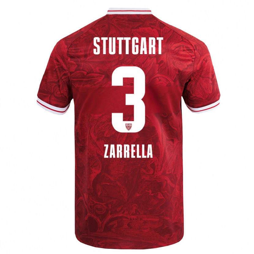 Danxen Damen Gabriel Zarrella #3 Rot Schwarz Auswärtstrikot Trikot 2025/26 T-Shirt Österreich