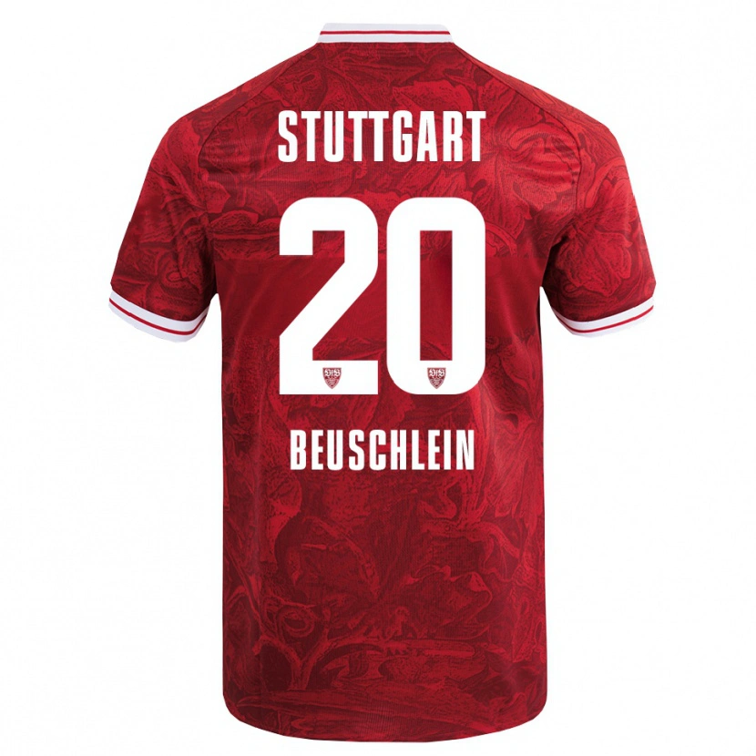 Danxen Damen Jana Beuschlein #20 Rot Schwarz Auswärtstrikot Trikot 2025/26 T-Shirt Österreich
