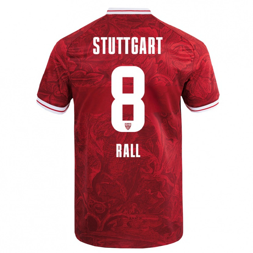 Danxen Damen Maximiliane Rall #8 Rot Schwarz Auswärtstrikot Trikot 2025/26 T-Shirt Österreich