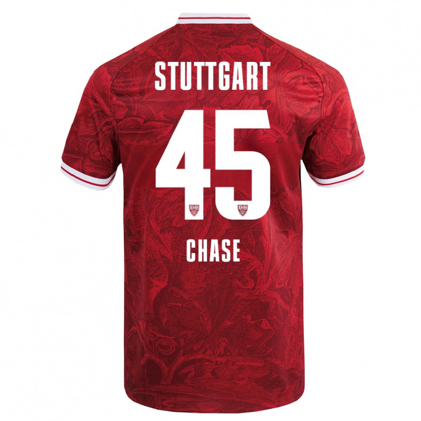 Danxen Damen Anrie Chase #45 Rot Schwarz Auswärtstrikot Trikot 2025/26 T-Shirt Österreich