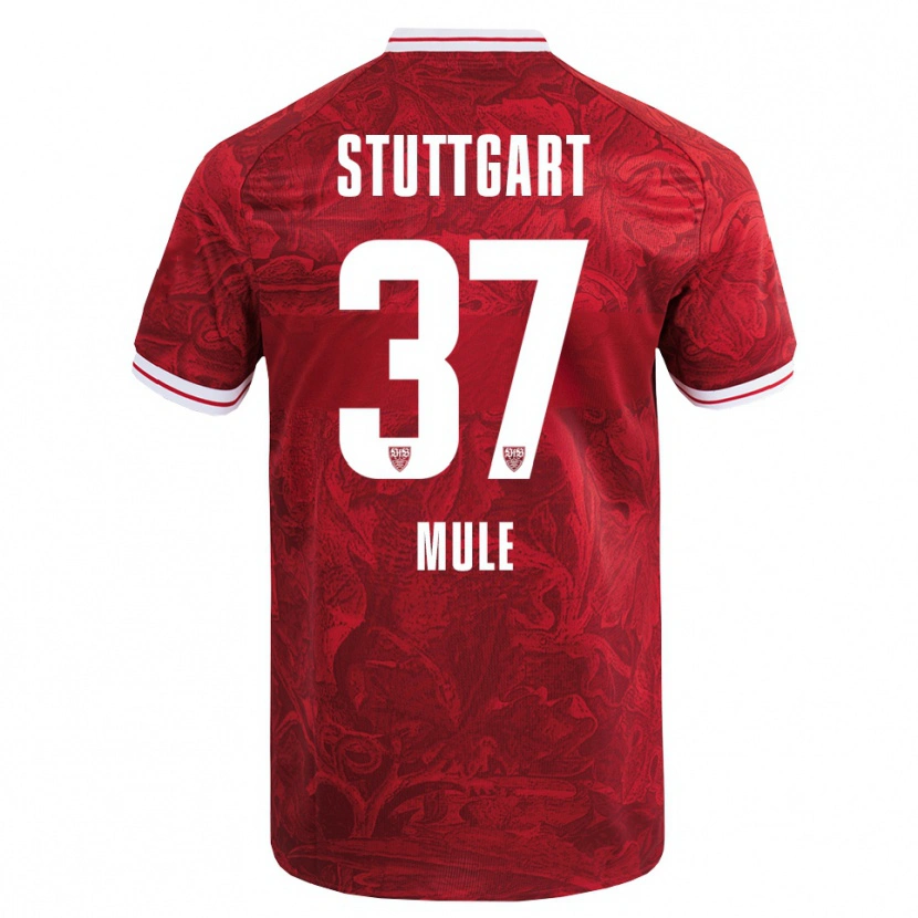 Danxen Damen Salvatore Mule #37 Rot Schwarz Auswärtstrikot Trikot 2025/26 T-Shirt Österreich