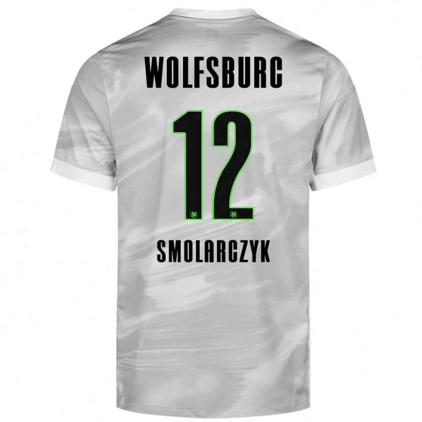 Danxen Damen Nelly Smolarczyk #12 Grau Weiß Auswärtstrikot Trikot 2025/26 T-Shirt Österreich