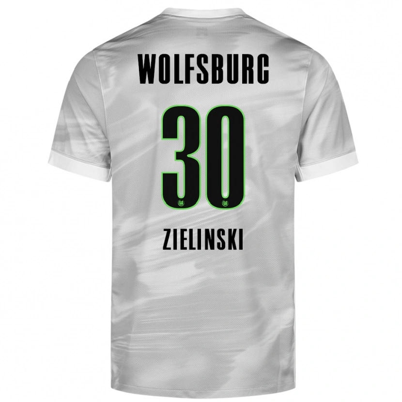 Danxen Damen Jakub Zielinski #30 Grau Weiß Auswärtstrikot Trikot 2025/26 T-Shirt Österreich