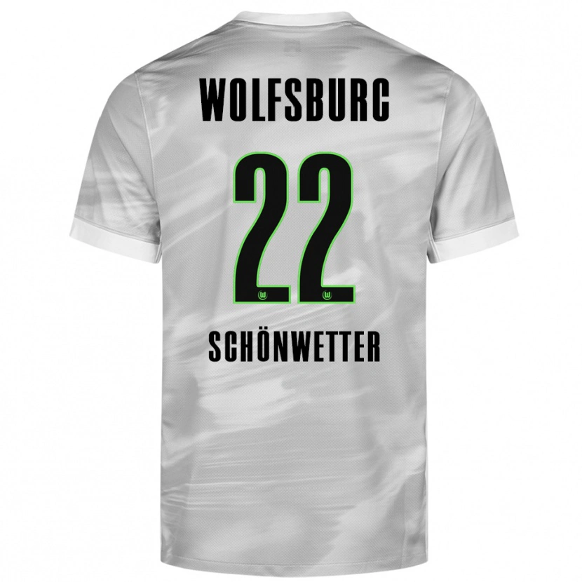 Danxen Damen Christina Schönwetter #22 Grau Weiß Auswärtstrikot Trikot 2025/26 T-Shirt Österreich