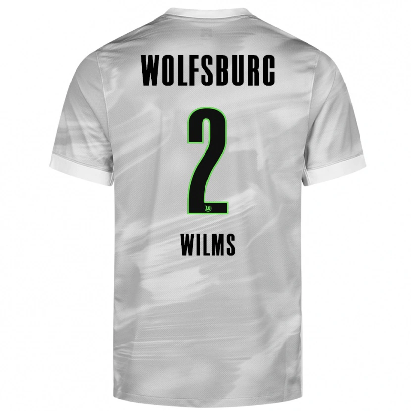 Danxen Damen Lynn Wilms #2 Grau Weiß Auswärtstrikot Trikot 2025/26 T-Shirt Österreich
