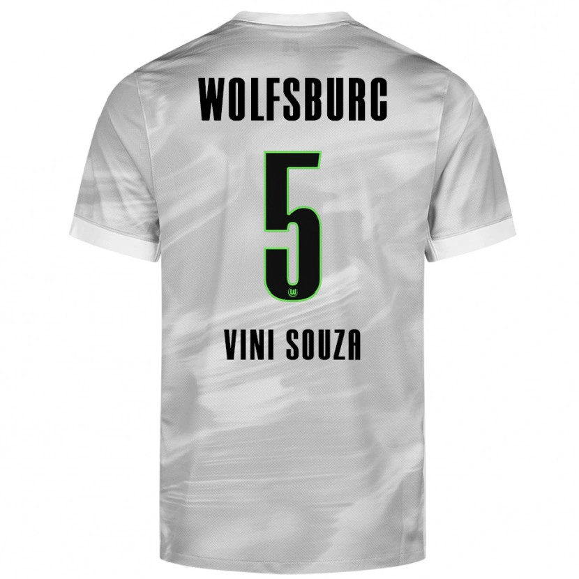 Danxen Damen Vini Souza #5 Grau Weiß Auswärtstrikot Trikot 2025/26 T-Shirt Österreich