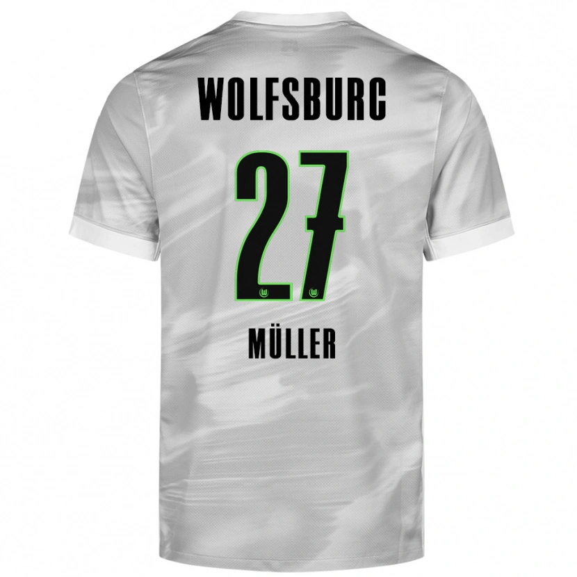 Danxen Damen Fabio Müller #27 Grau Weiß Auswärtstrikot Trikot 2025/26 T-Shirt Österreich