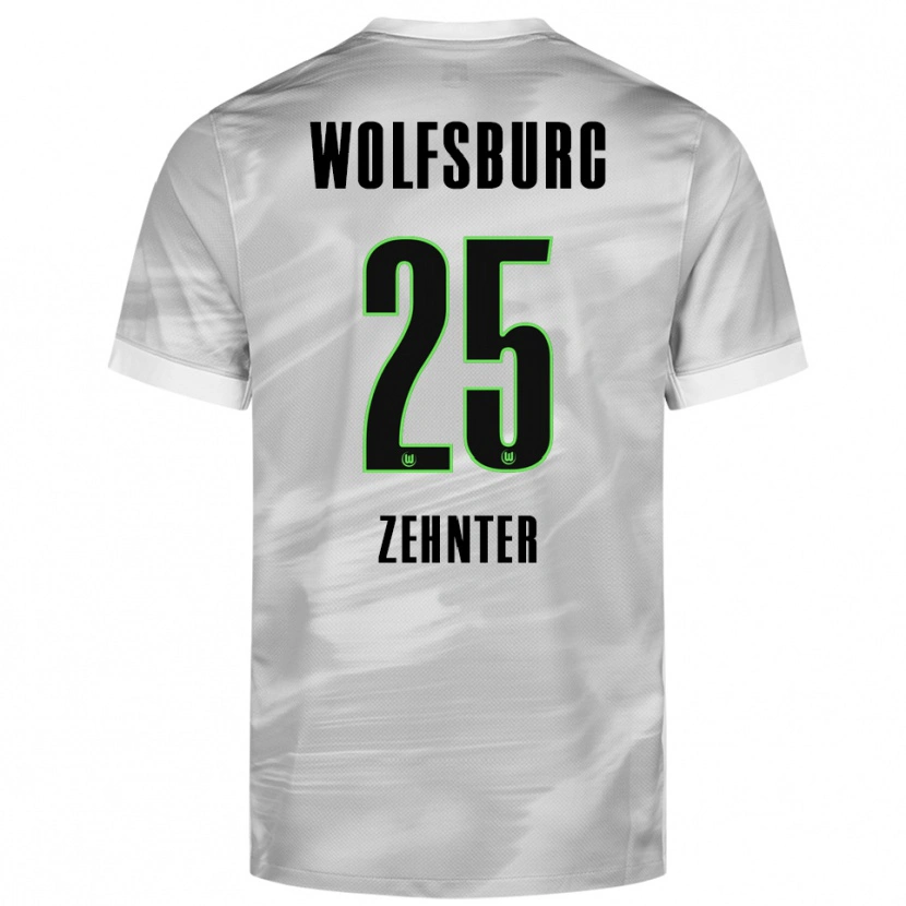 Danxen Damen Aaron Zehnter #25 Grau Weiß Auswärtstrikot Trikot 2025/26 T-Shirt Österreich