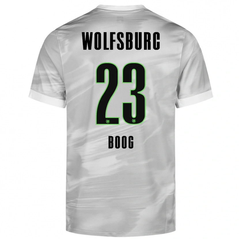 Danxen Damen Miguel Boog #23 Grau Weiß Auswärtstrikot Trikot 2025/26 T-Shirt Österreich