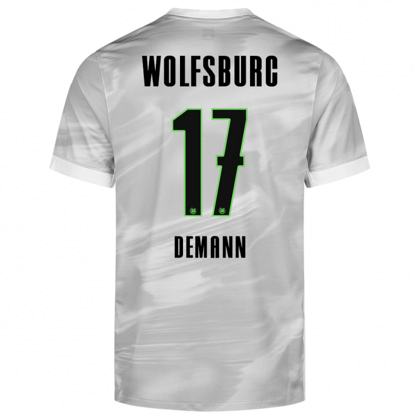 Danxen Damen Kristin Demann #17 Grau Weiß Auswärtstrikot Trikot 2025/26 T-Shirt Österreich