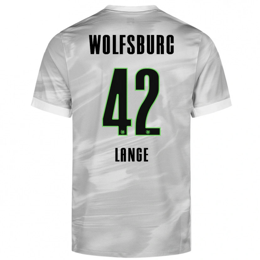 Danxen Damen Felix Lange #42 Grau Weiß Auswärtstrikot Trikot 2025/26 T-Shirt Österreich