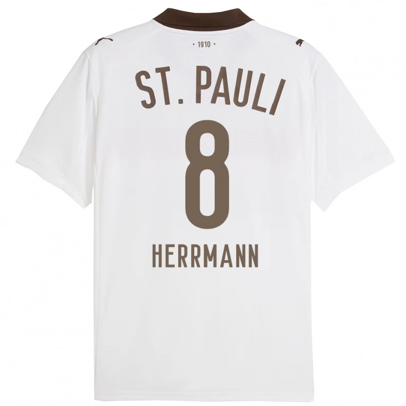 Danxen Damen Max Herrmann #8 Weiß Rot Auswärtstrikot Trikot 2025/26 T-Shirt Österreich