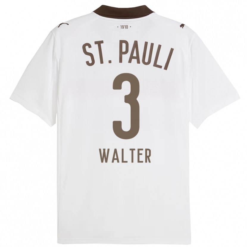 Danxen Damen Maximilian Walter #3 Weiß Rot Auswärtstrikot Trikot 2025/26 T-Shirt Österreich
