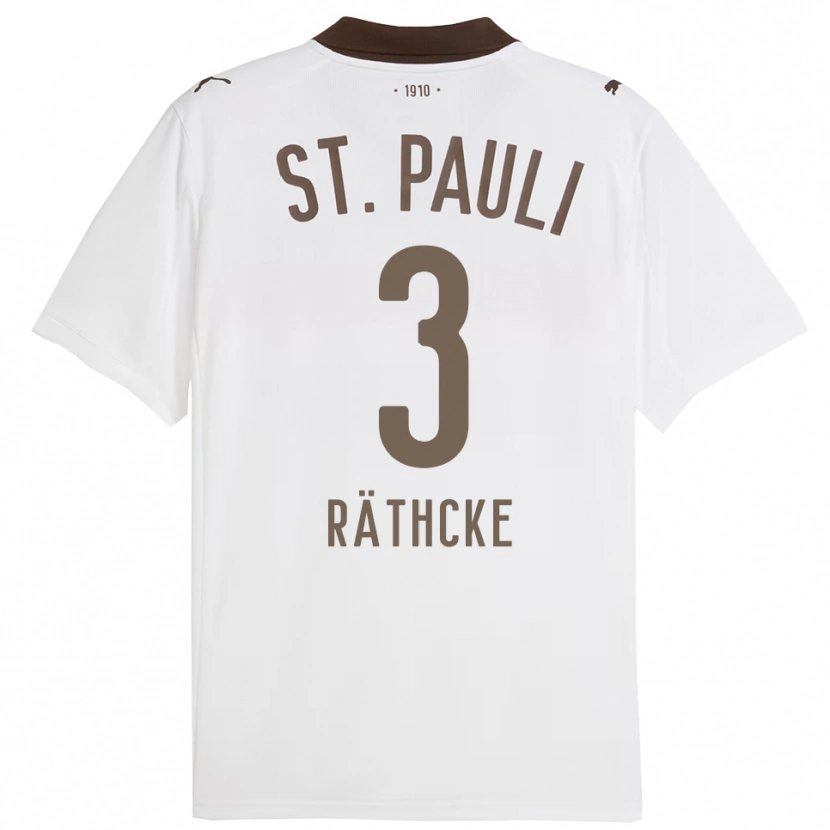 Danxen Damen Ole Räthcke #3 Weiß Rot Auswärtstrikot Trikot 2025/26 T-Shirt Österreich