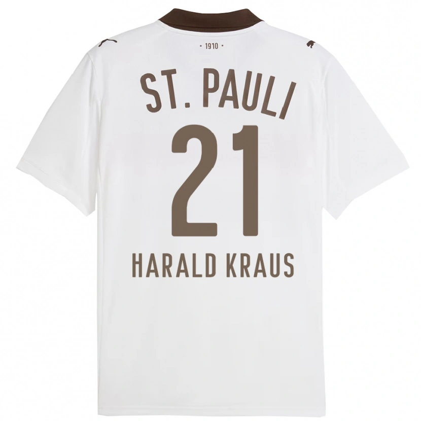 Danxen Damen Stefan Harald Kraus #21 Weiß Rot Auswärtstrikot Trikot 2025/26 T-Shirt Österreich