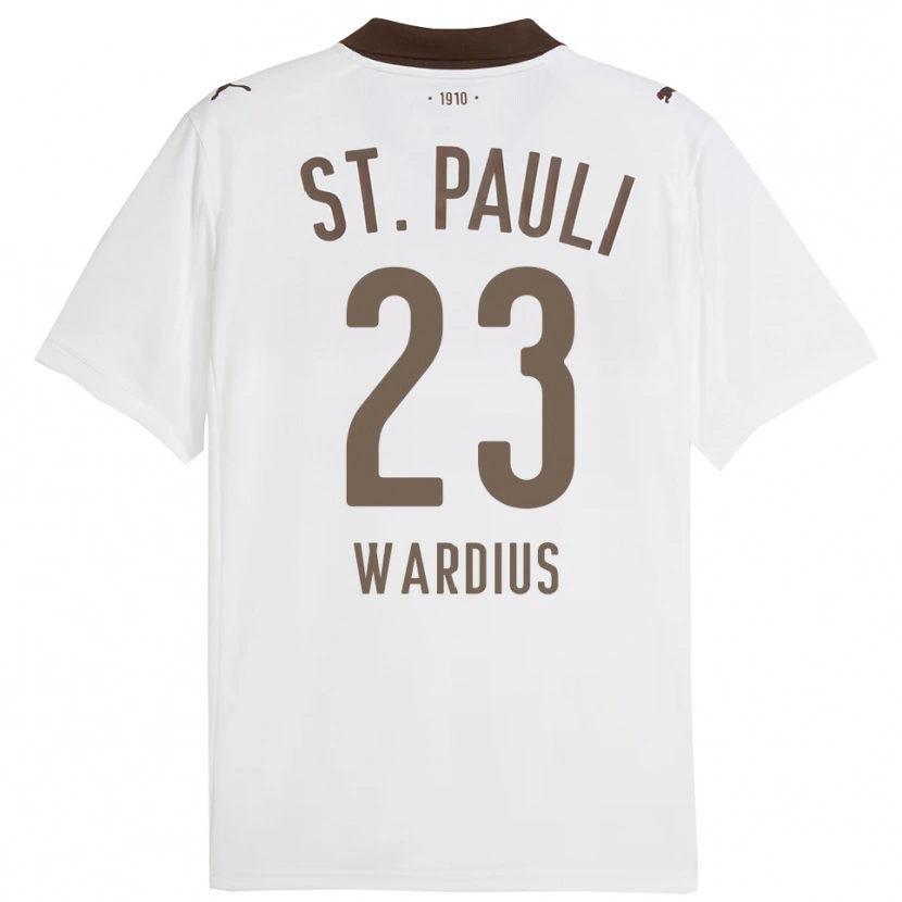 Danxen Damen Jack Wardius #23 Weiß Rot Auswärtstrikot Trikot 2025/26 T-Shirt Österreich