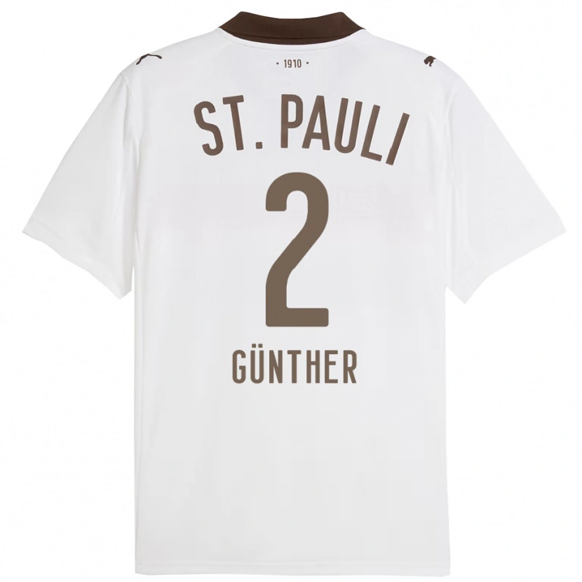 Danxen Damen Luca Günther #2 Weiß Rot Auswärtstrikot Trikot 2025/26 T-Shirt Österreich