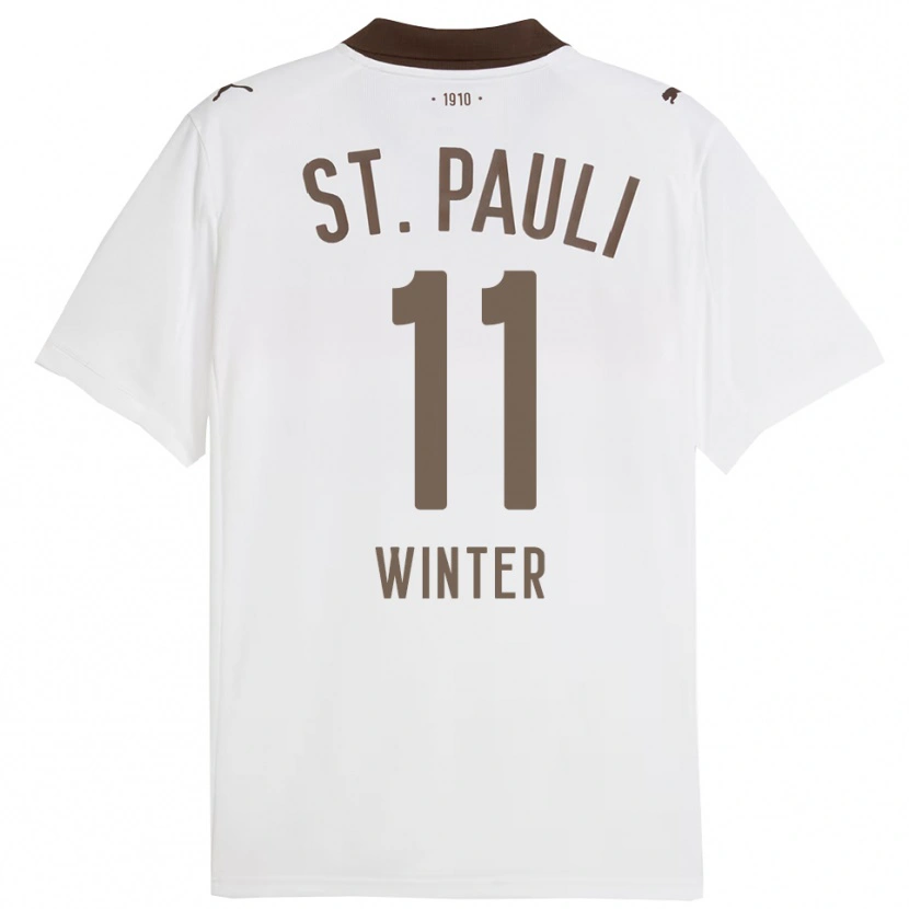 Danxen Damen Bennet Winter #11 Weiß Rot Auswärtstrikot Trikot 2025/26 T-Shirt Österreich