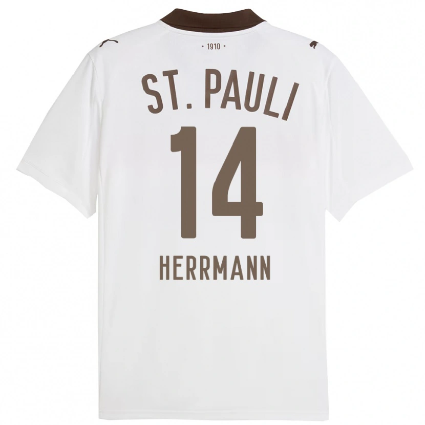 Danxen Damen Mats Herrmann #14 Weiß Rot Auswärtstrikot Trikot 2025/26 T-Shirt Österreich