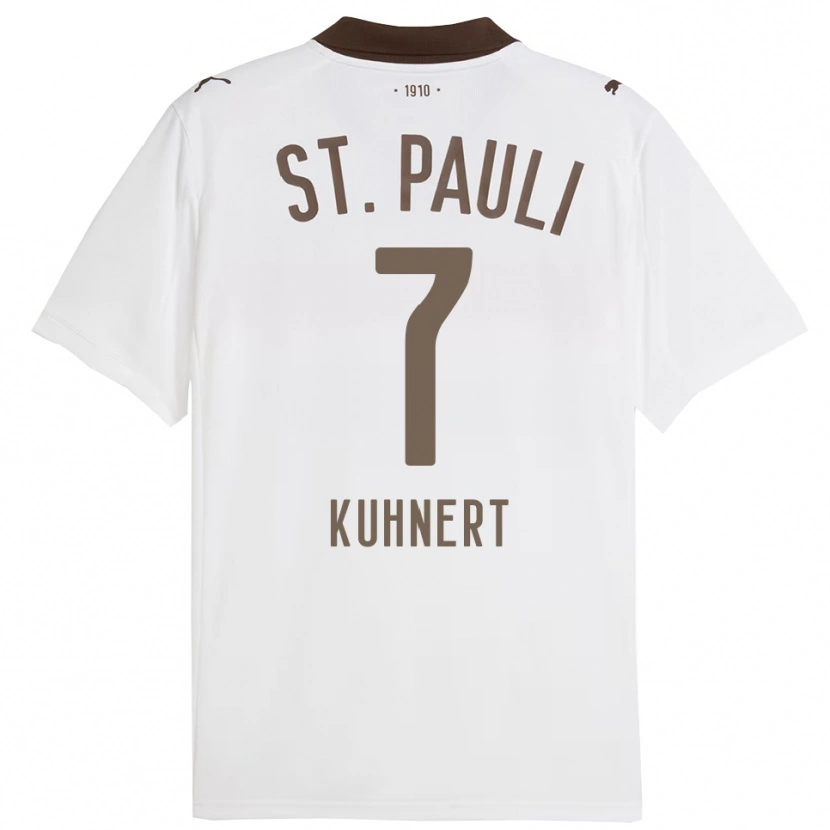 Danxen Damen Carlotta Kuhnert #7 Weiß Rot Auswärtstrikot Trikot 2025/26 T-Shirt Österreich
