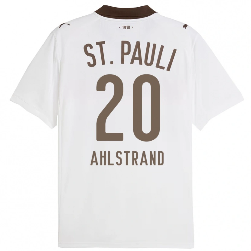 Danxen Damen Erik Ahlstrand #20 Weiß Rot Auswärtstrikot Trikot 2025/26 T-Shirt Österreich