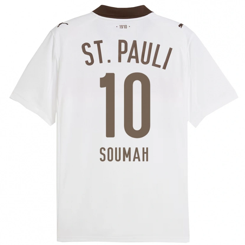 Danxen Damen Bouba Soumah #10 Weiß Rot Auswärtstrikot Trikot 2025/26 T-Shirt Österreich
