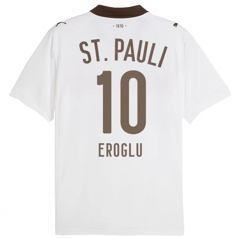 Danxen Damen Ediz Eroglu #10 Weiß Rot Auswärtstrikot Trikot 2025/26 T-Shirt Österreich