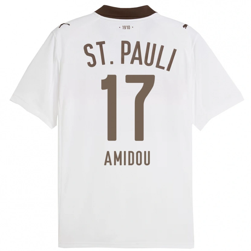Danxen Damen Amir Amidou #17 Weiß Rot Auswärtstrikot Trikot 2025/26 T-Shirt Österreich