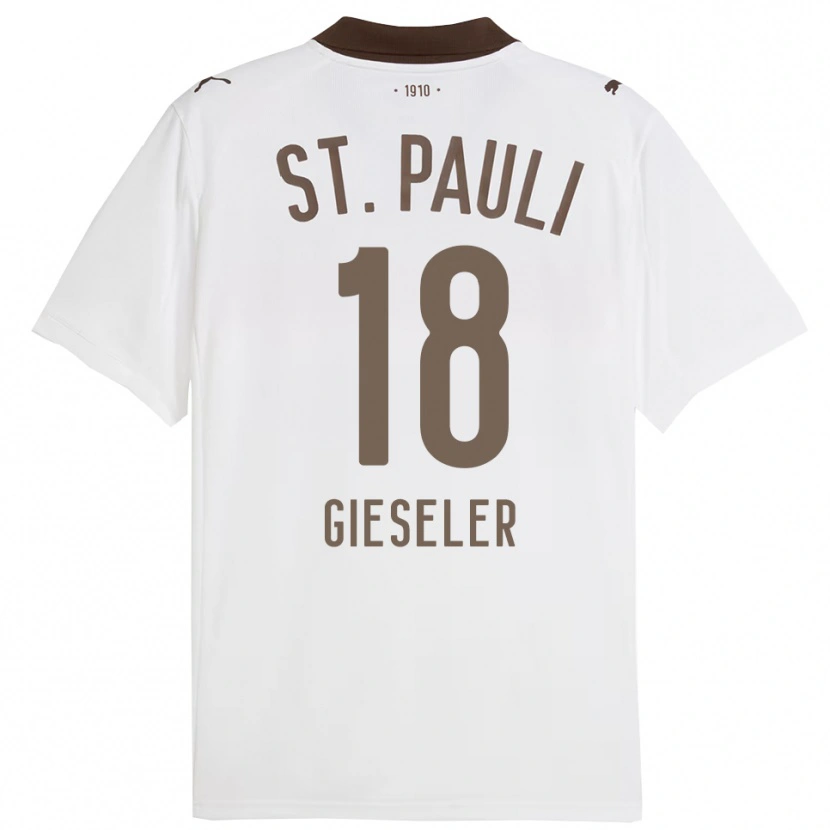 Danxen Damen Madeline Gieseler #18 Weiß Rot Auswärtstrikot Trikot 2025/26 T-Shirt Österreich