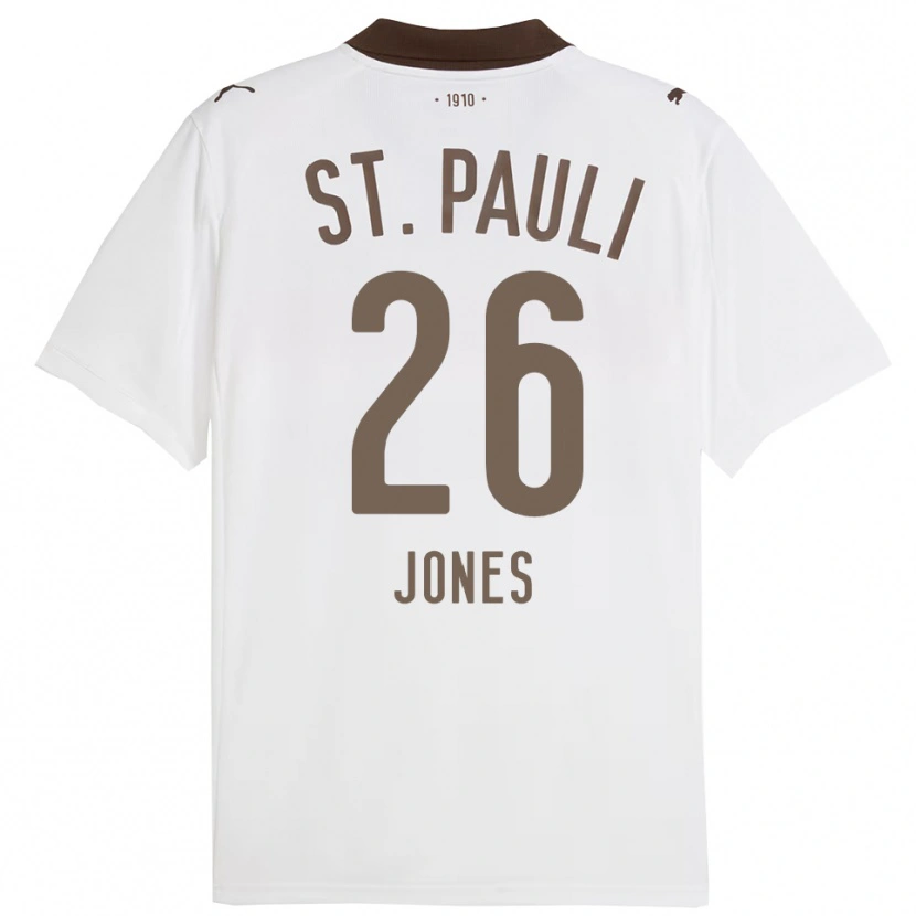 Danxen Damen Ricky-Jade Jones #26 Weiß Rot Auswärtstrikot Trikot 2025/26 T-Shirt Österreich