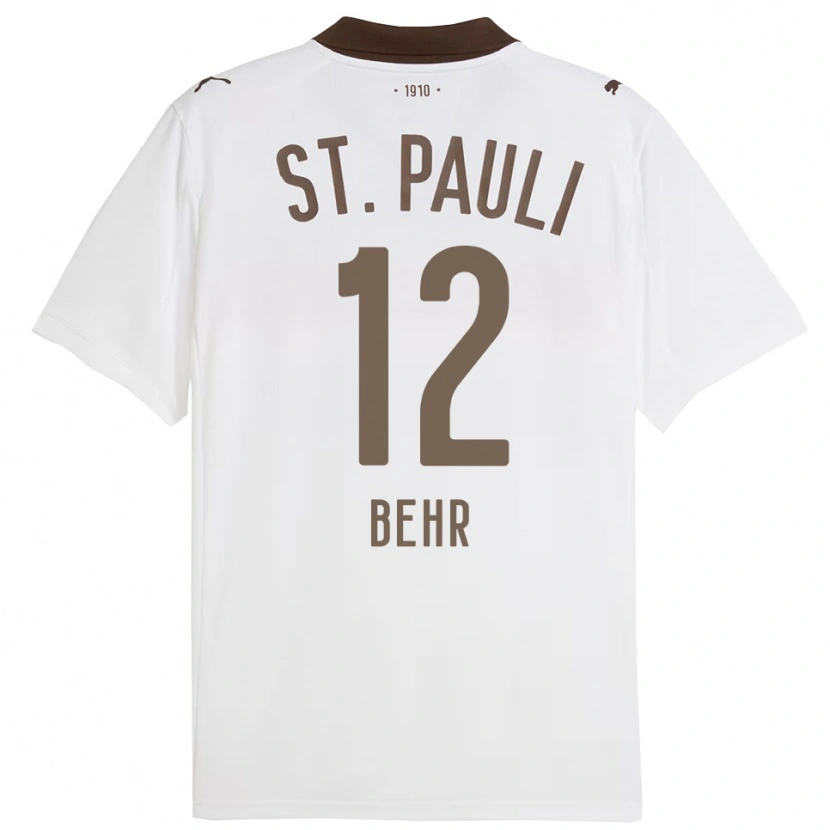 Danxen Damen Juri Behr #12 Weiß Rot Auswärtstrikot Trikot 2025/26 T-Shirt Österreich