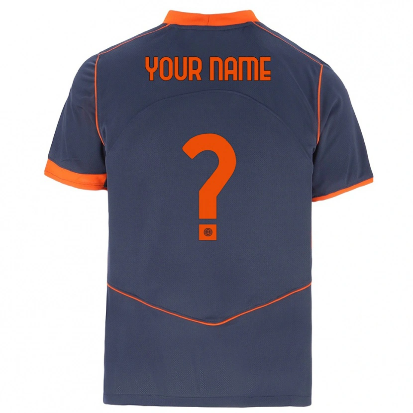 Danxen Damen Ihren Namen #0 Grau Orange Ausweichtrikot Trikot 2025/26 T-Shirt Österreich