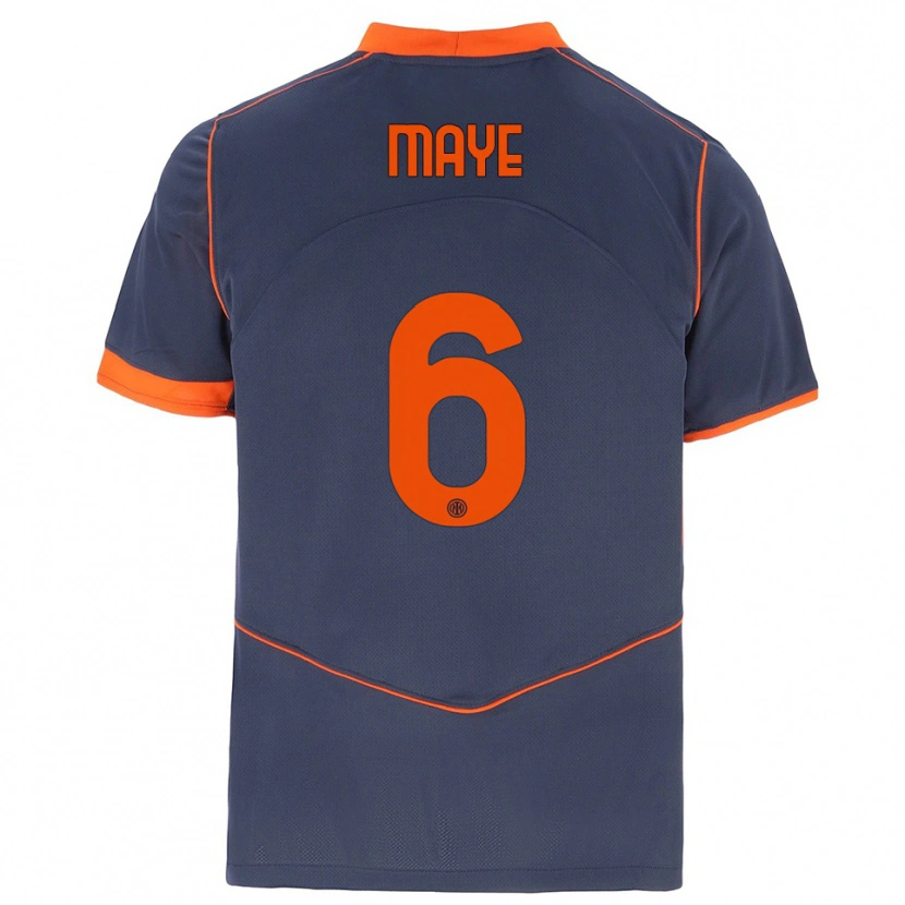 Danxen Damen Yvan Maye #6 Grau Orange Ausweichtrikot Trikot 2025/26 T-Shirt Österreich