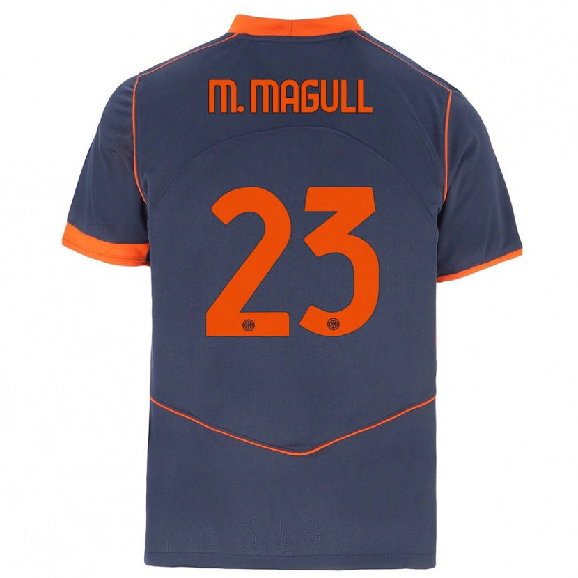 Danxen Damen Lina Maria Magull #23 Grau Orange Ausweichtrikot Trikot 2025/26 T-Shirt Österreich