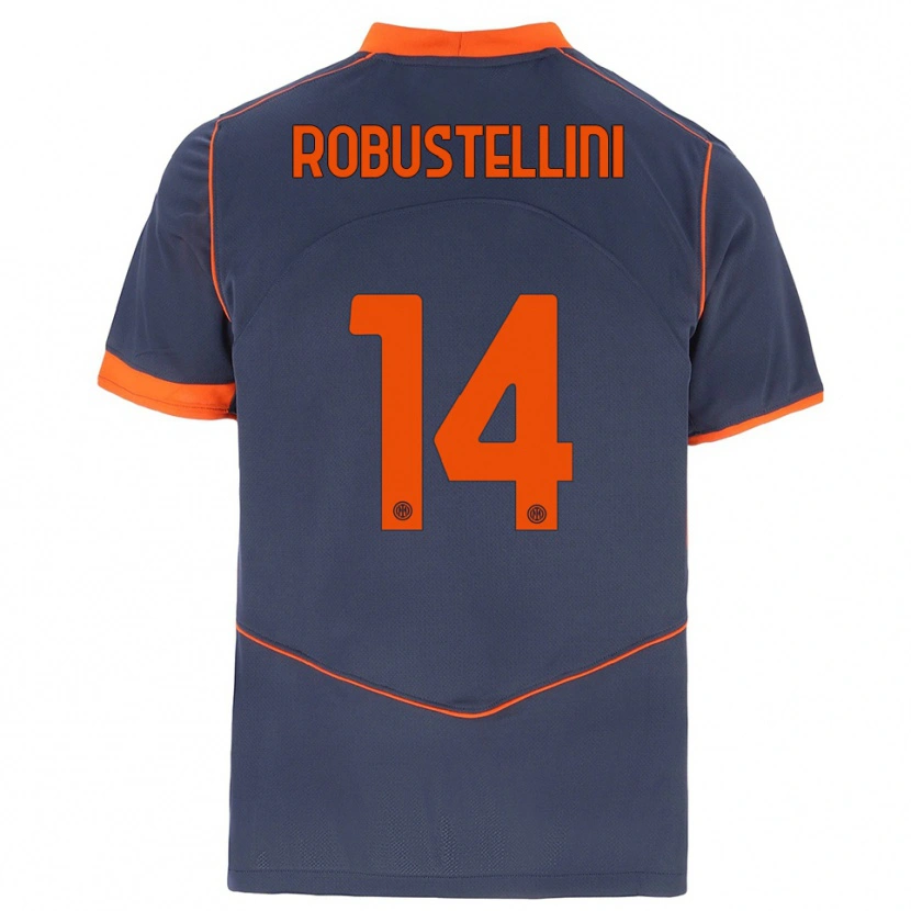 Danxen Damen Chiara Robustellini #14 Grau Orange Ausweichtrikot Trikot 2025/26 T-Shirt Österreich