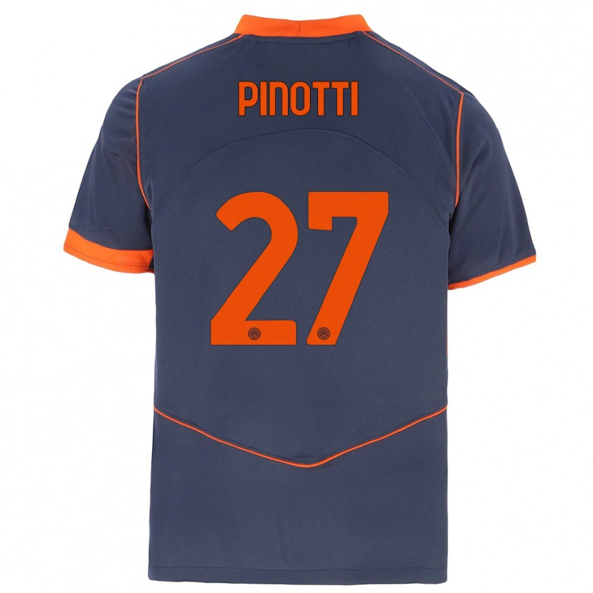 Danxen Damen Manuel Pinotti #27 Grau Orange Ausweichtrikot Trikot 2025/26 T-Shirt Österreich