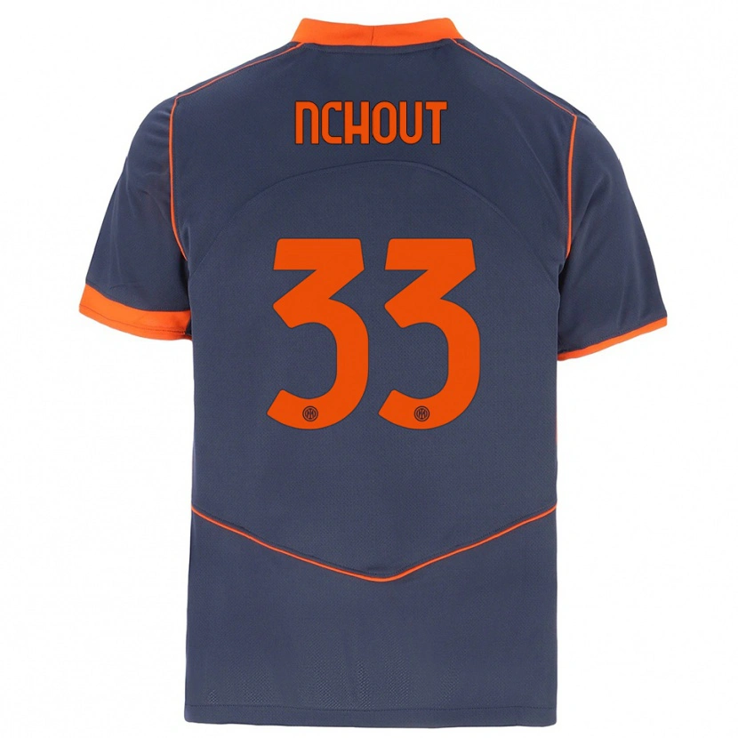 Danxen Damen Ajara Nchout #33 Grau Orange Ausweichtrikot Trikot 2025/26 T-Shirt Österreich