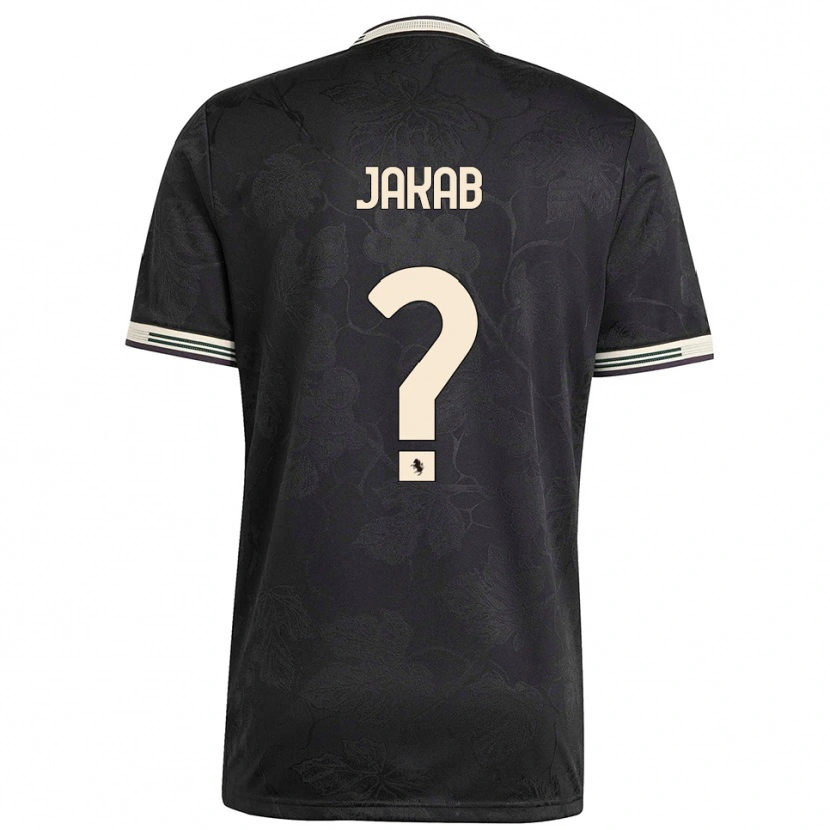 Danxen Damen Mátyás Jakab #0 Schwarz Weiß Grün Ausweichtrikot Trikot 2025/26 T-Shirt Österreich