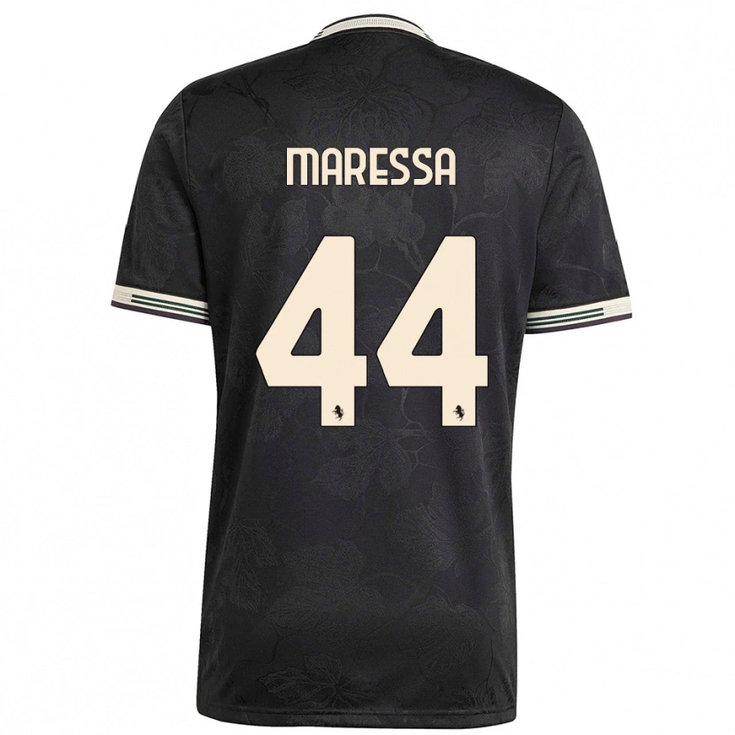 Danxen Damen Tommaso Maressa #44 Schwarz Weiß Grün Ausweichtrikot Trikot 2025/26 T-Shirt Österreich