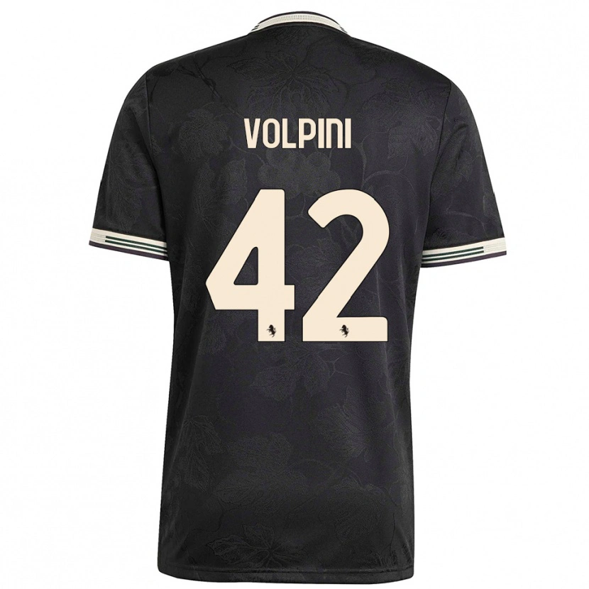 Danxen Damen Viola Volpini #42 Schwarz Weiß Grün Ausweichtrikot Trikot 2025/26 T-Shirt Österreich
